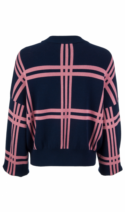 TRICOT RUIT NAVY/PINK