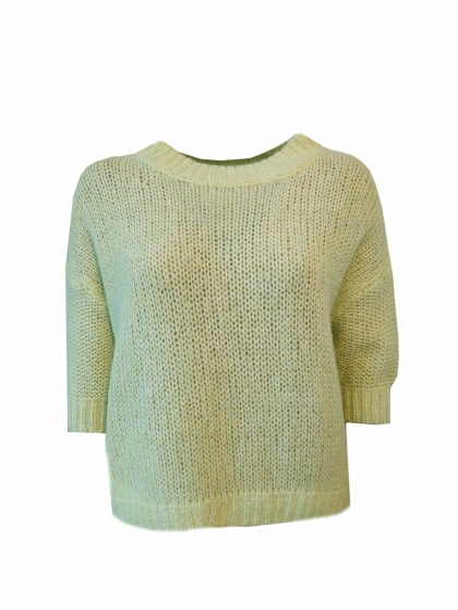 WOOL MOHAIR RECYCLED NYLON 40 LIME LIGHT