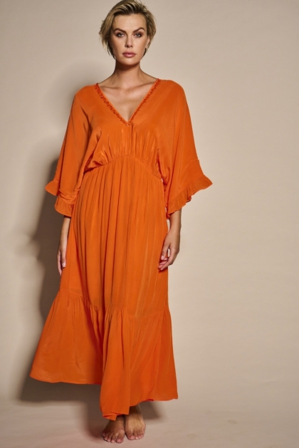 OMAR DRESS ORANGE