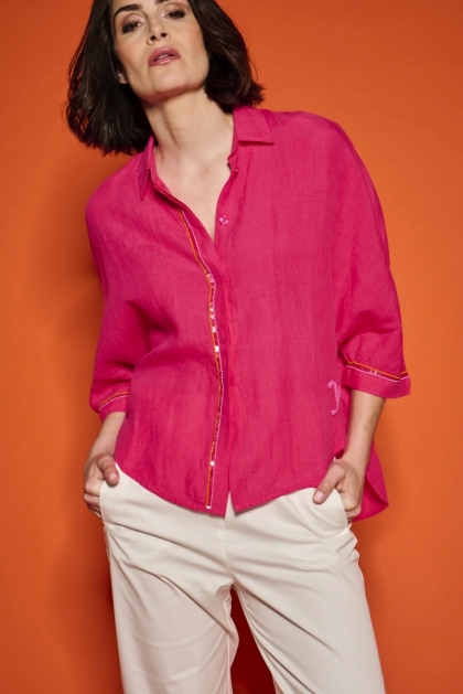 OCTA BLOUSE FUCHSIA