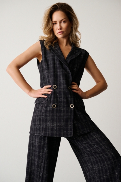 LUREX RUIT ZM DEEP BLUE CHECK