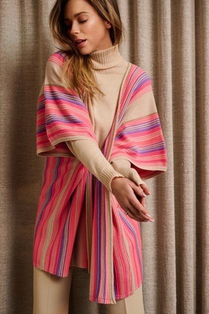 STRIPE BICOLOR LUREX WARM/KISSED COR