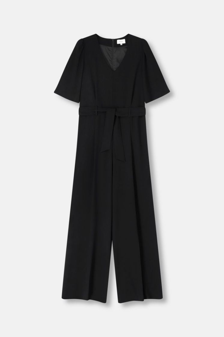 CREPE ENVERS SATIN BLACK