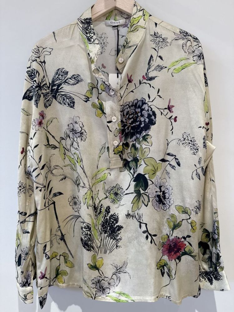 PRINT FLOWER BEIGE