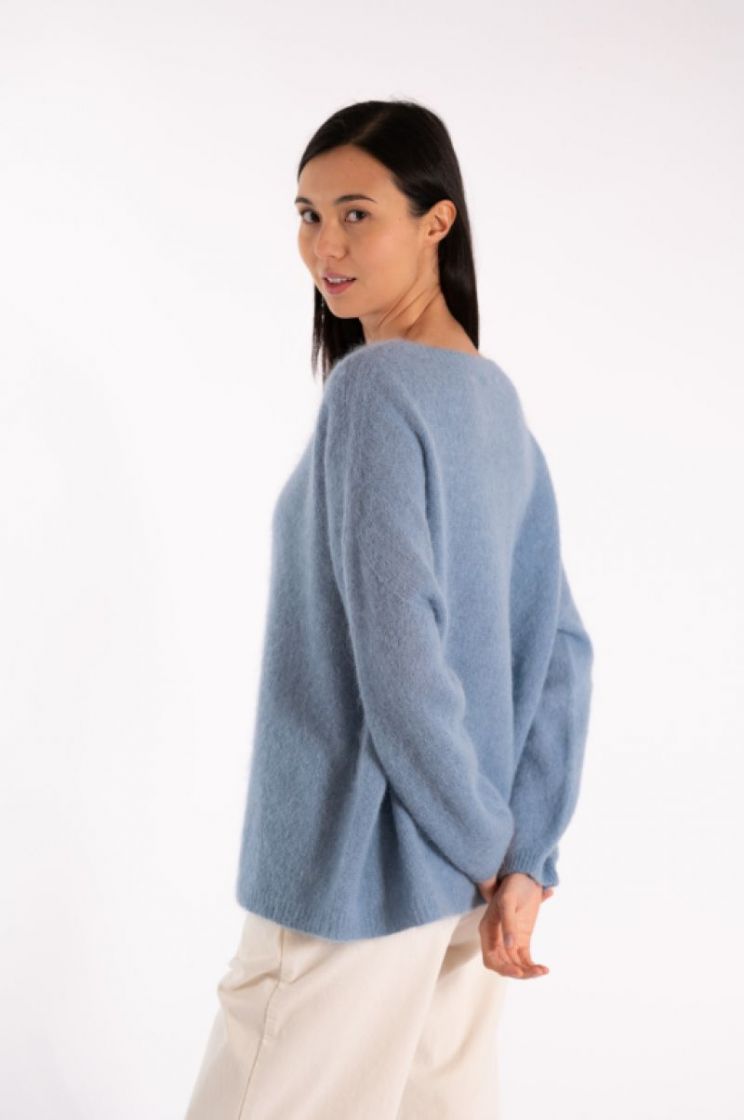 ALPACA WOOL POLY 52 BLUE