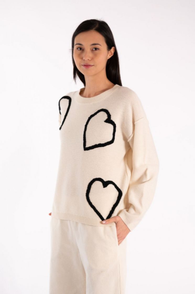 MERINO WOOL  1099 WHITE BLAC