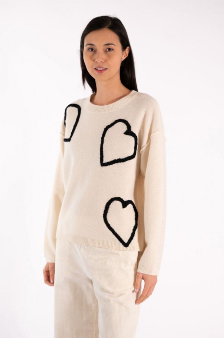 MERINO WOOL  1099 WHITE BLAC