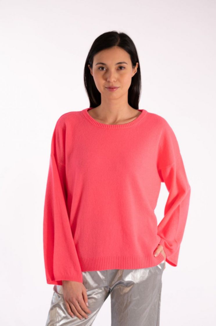 EXTRA FINE MERINO WOOL CASHMER 26 FLAMINGO