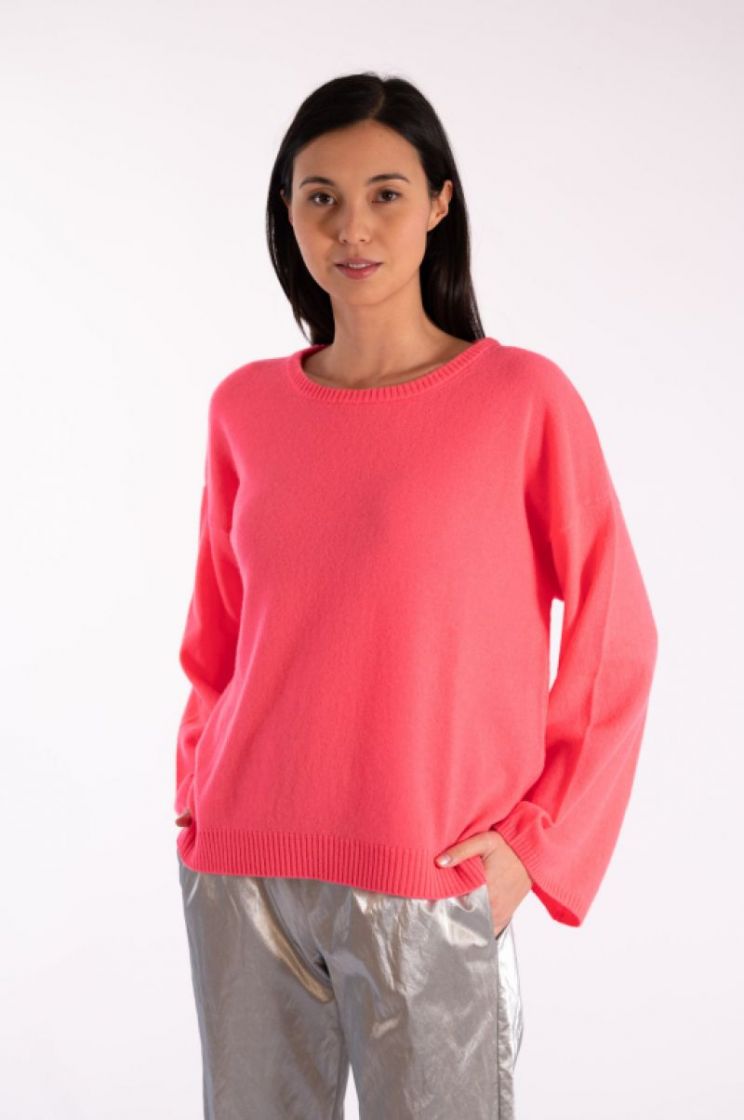 EXTRA FINE MERINO WOOL CASHMER 26 FLAMINGO