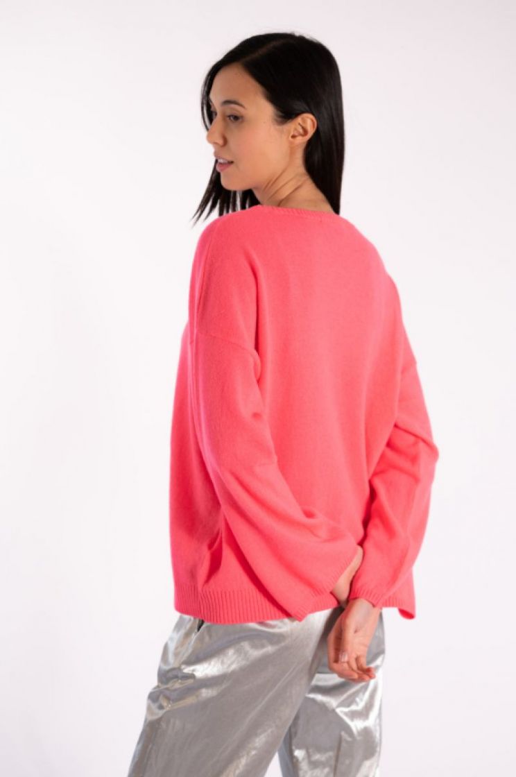 EXTRA FINE MERINO WOOL CASHMER 26 FLAMINGO
