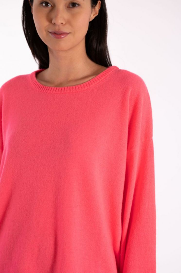 EXTRA FINE MERINO WOOL CASHMER 26 FLAMINGO