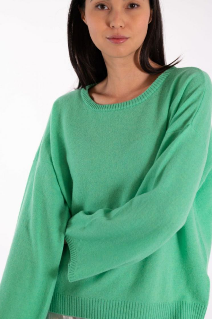 EXTRA FINE MERINO WOOL CASHMER 40 SPRING GREEN