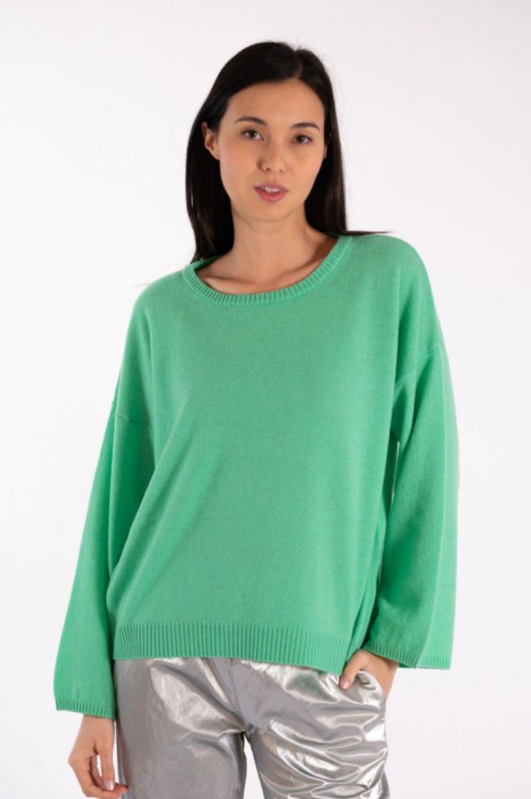 EXTRA FINE MERINO WOOL CASHMER 40 SPRING GREEN