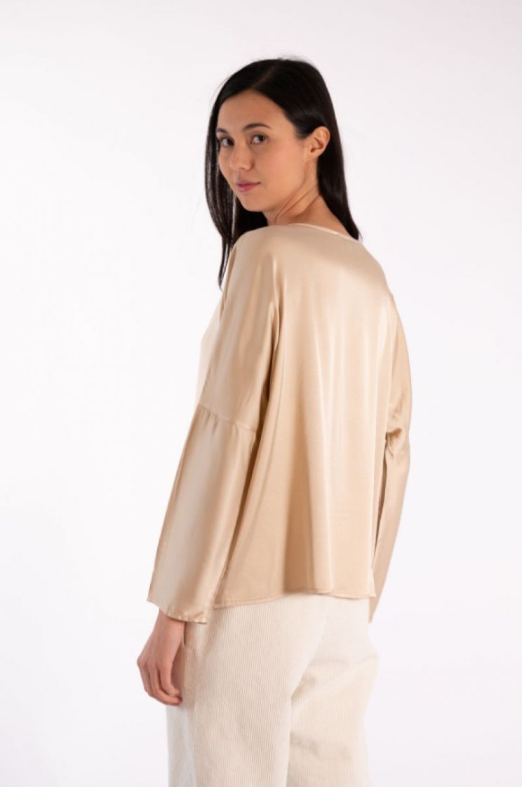 SILK VISCOSE STRETCH 60 LIGHT BEIGE