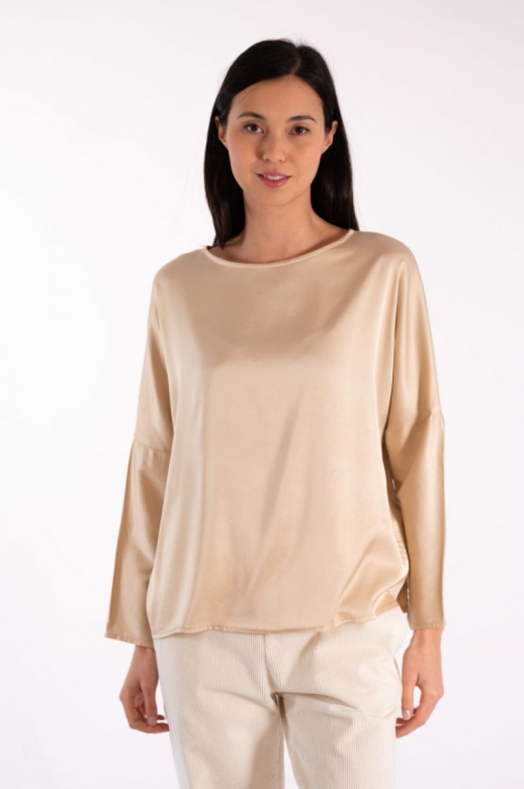 SILK VISCOSE STRETCH 60 LIGHT BEIGE