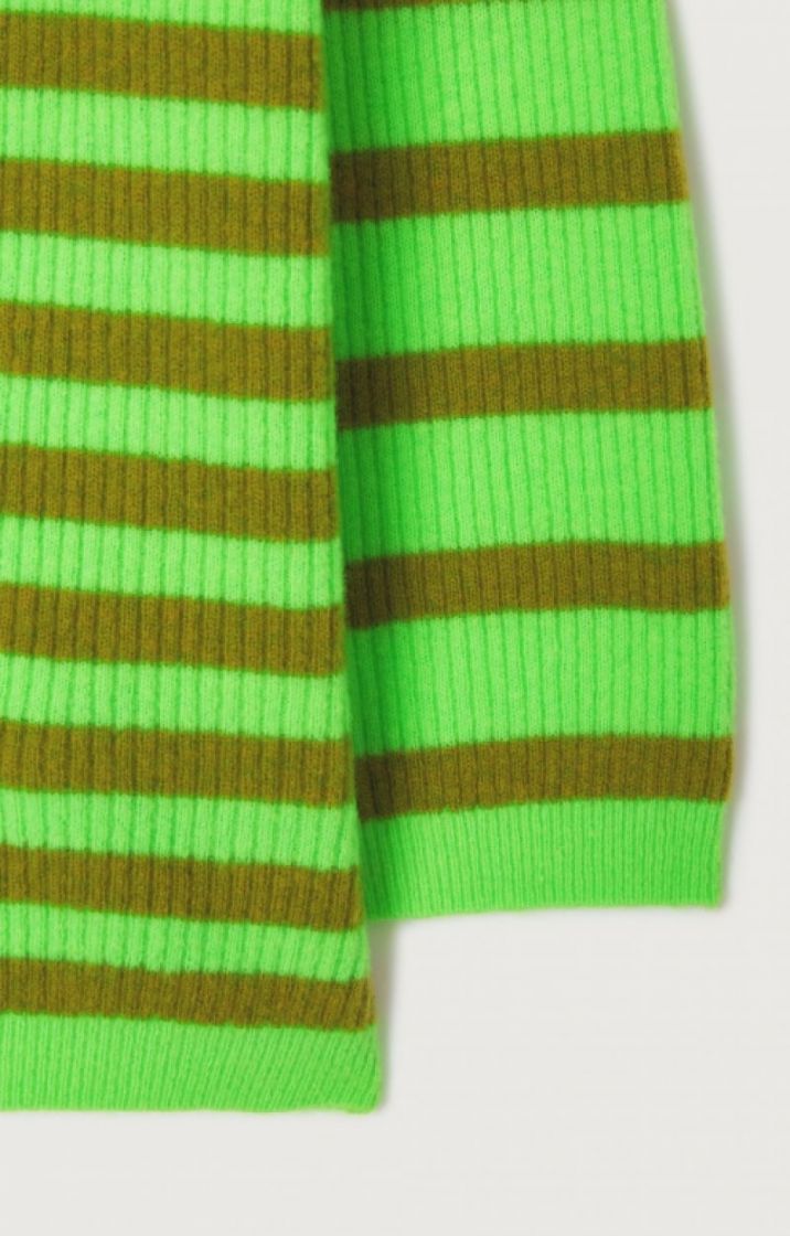 STRIPE VERT FLUO CAMEL
