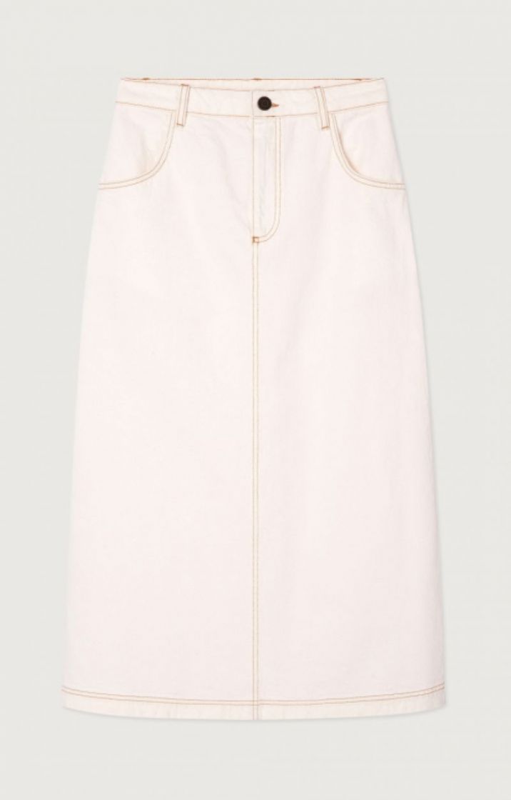 MIDI DENIM SKIRT OFFWHITE