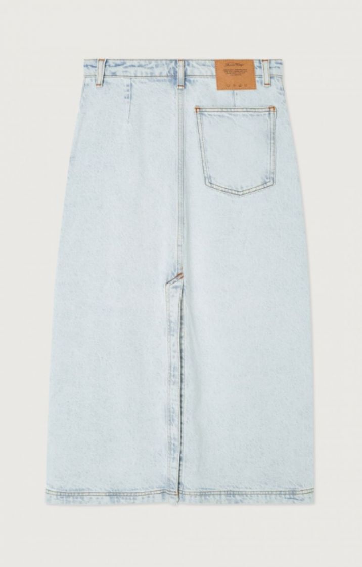 MIDI DENIM SKIRT WINTER BLEACH