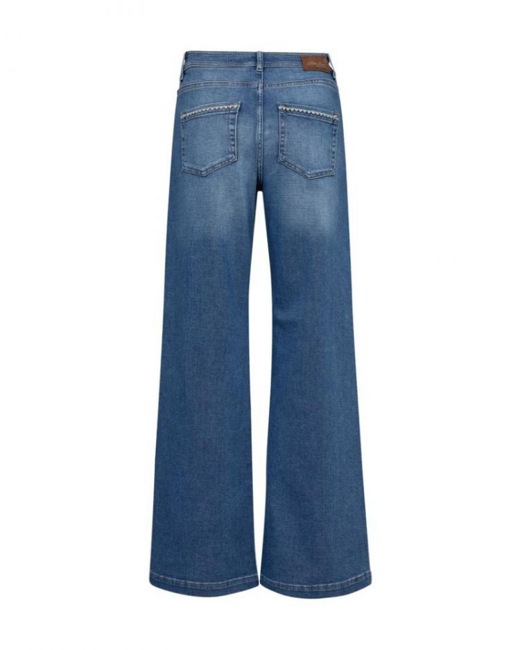 WIDE LEG MID BLUE