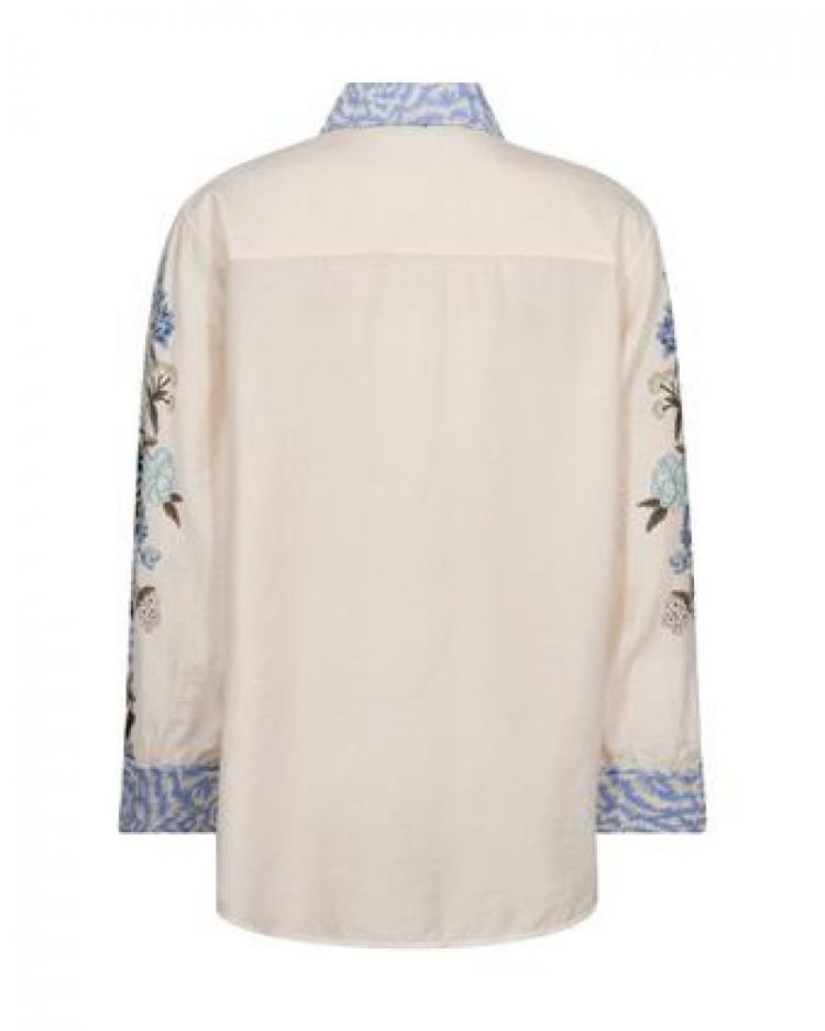 FLOWERS SLEEVE ECRU