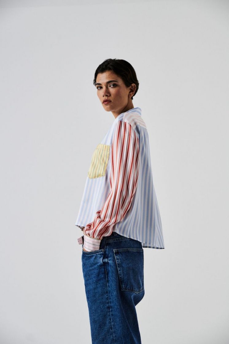 MULTISTRIPE 252062 AZURRO M