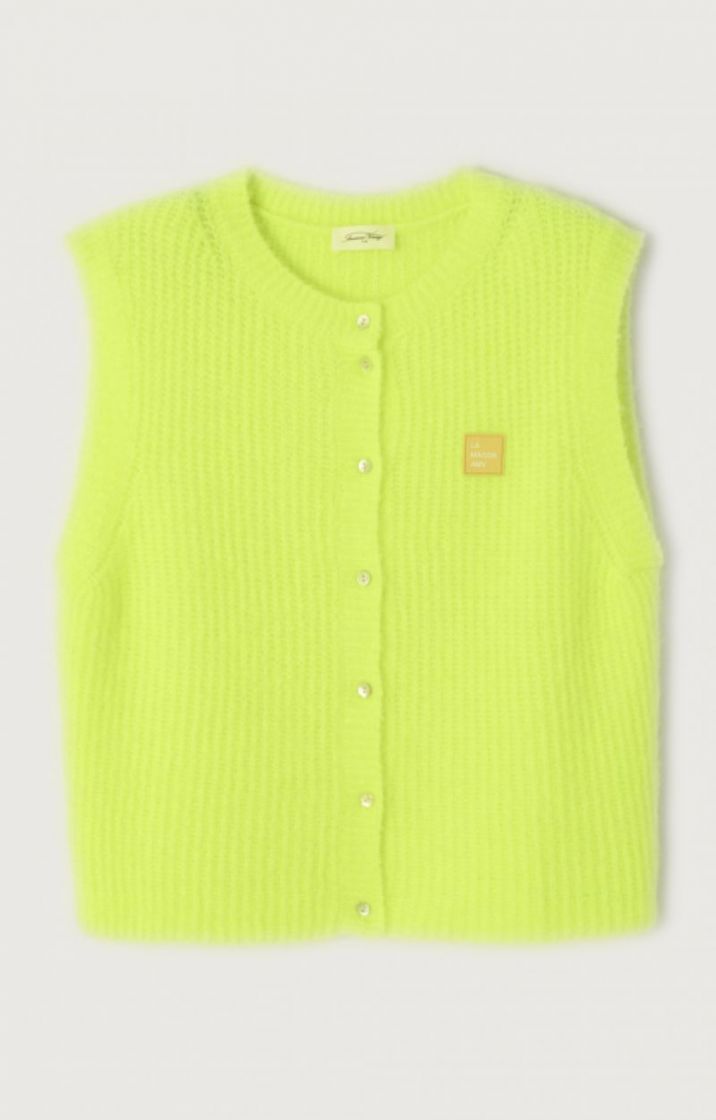DEBARDEUR JAUNE FLUO