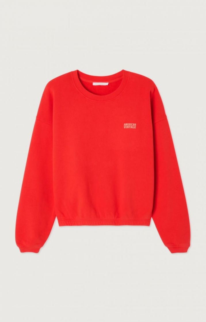 SWEAT COURT ML COL ROND FRAISE