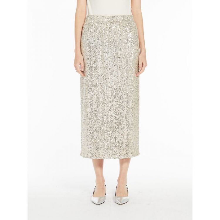 STRASS MIDI KOKERROK 001 CHAMPAGNE