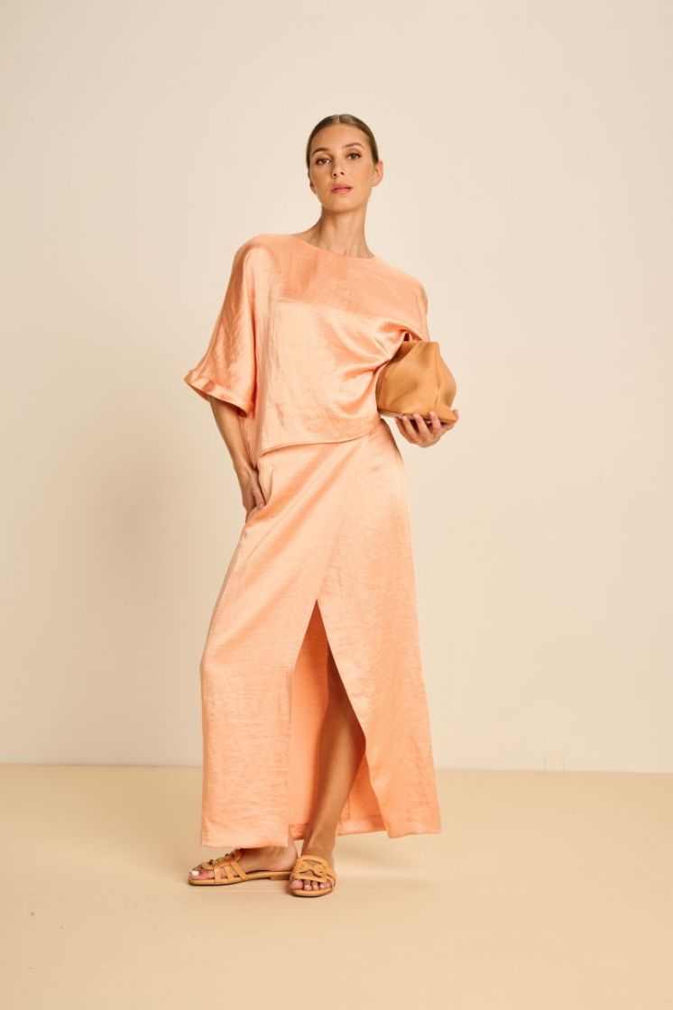 VISCOSE SHINY ABRICOT