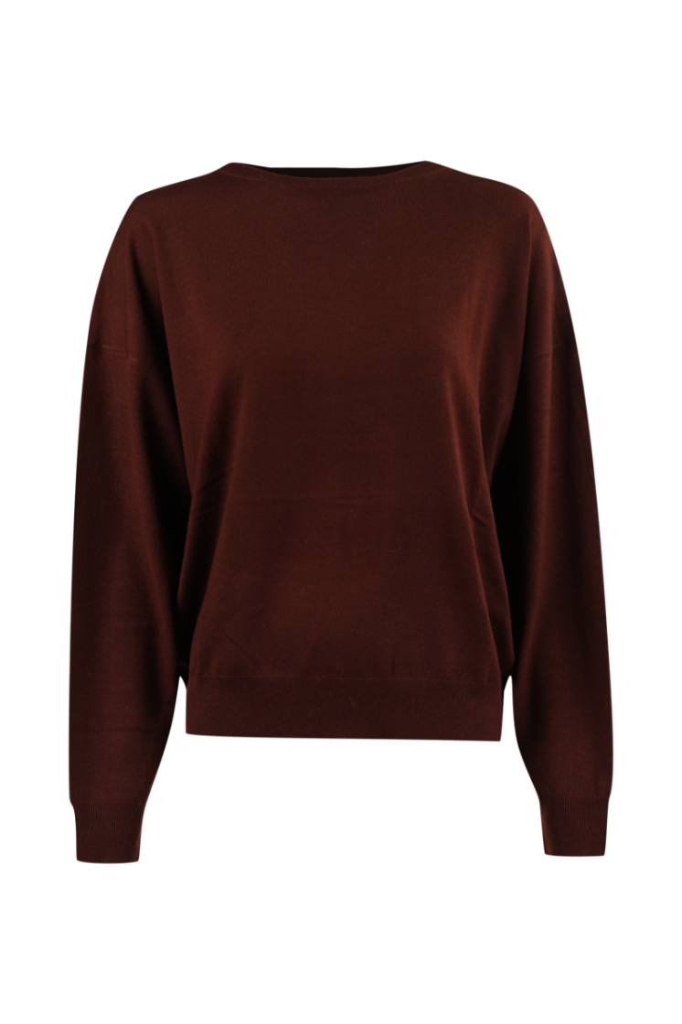 FINE KNIT  SUNNY MERLOT