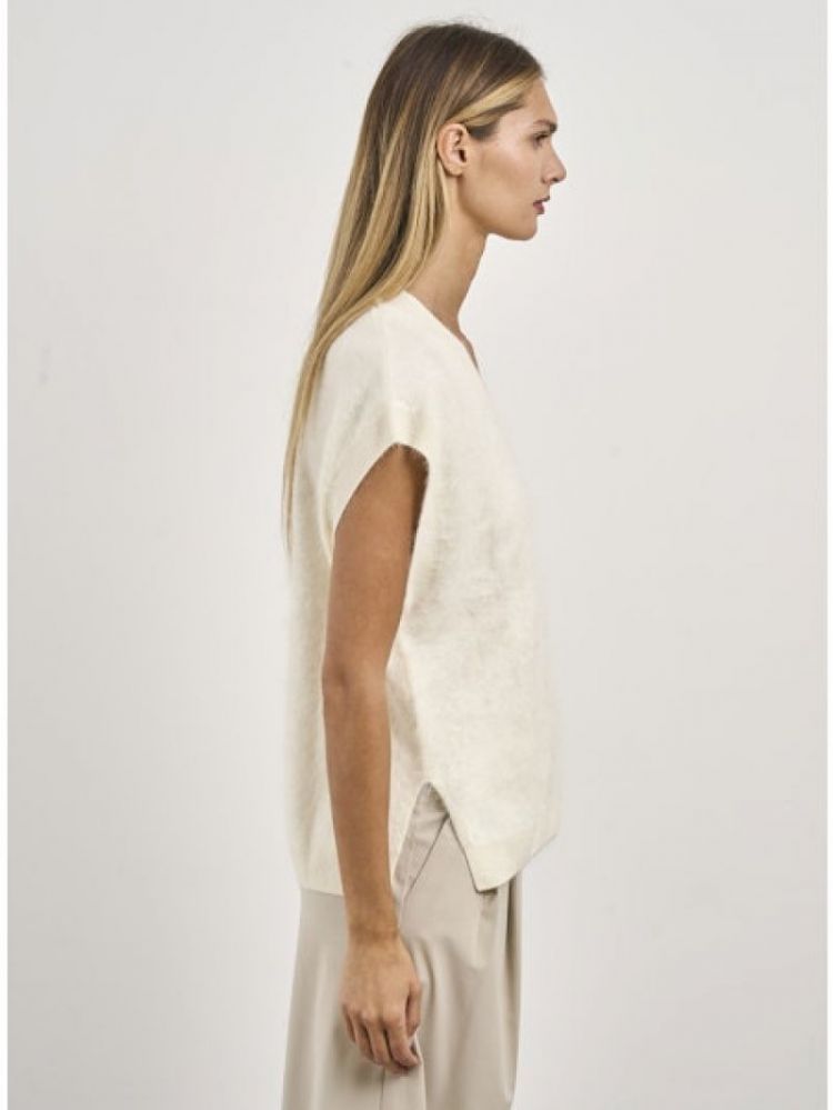 BRUSHED CASHMERE CREAM