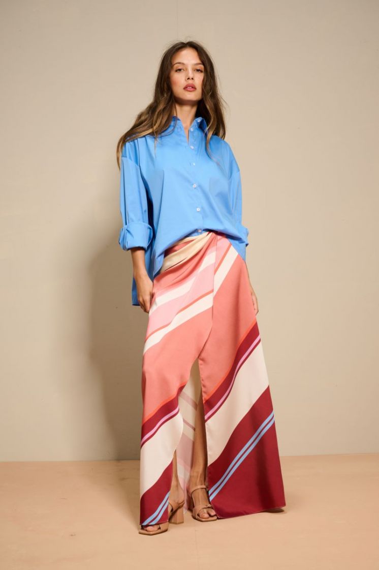 DIAGONAL STRIPES  BLUSH MIX