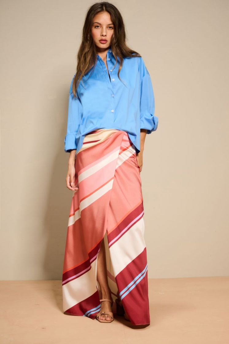 DIAGONAL STRIPES  BLUSH MIX