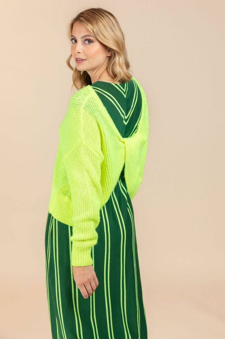 STRIPE BICOLOR FOREST/LEMON