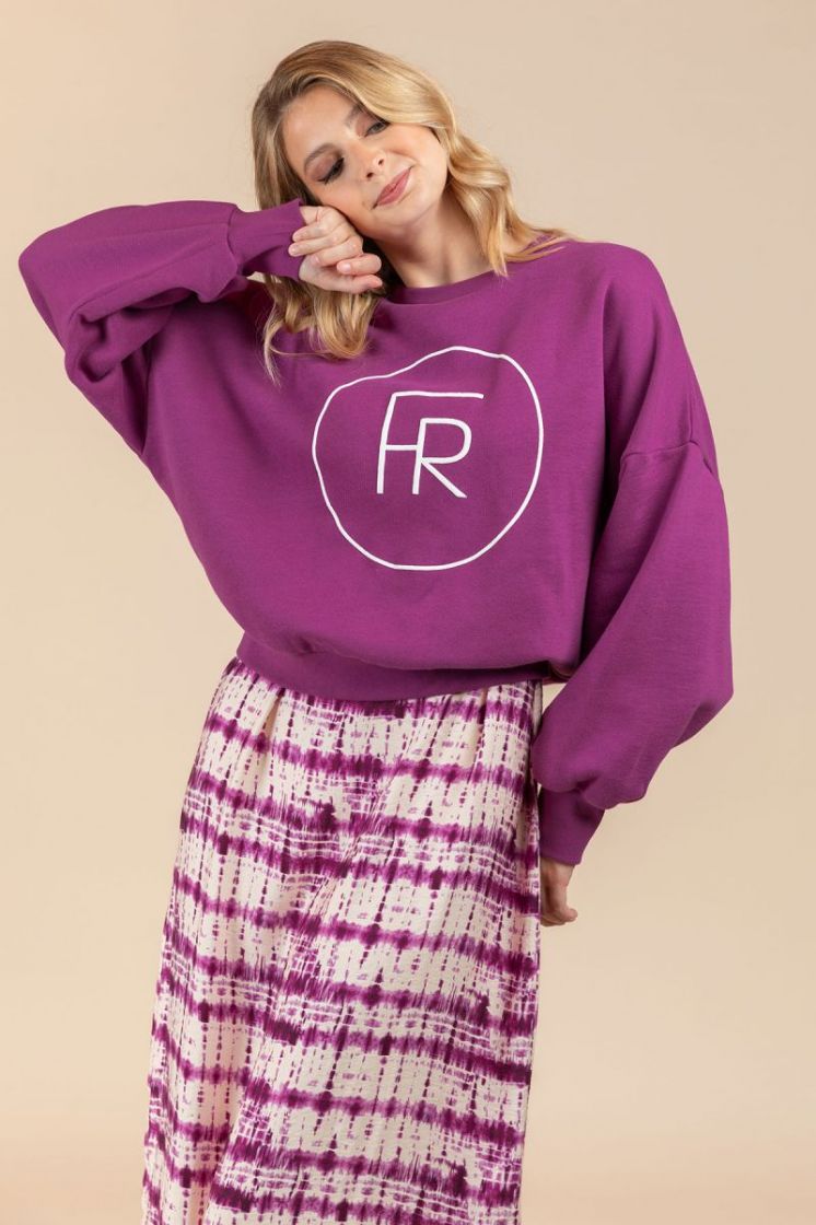TYEDYE SPAGHETTI VIOLET ECRU