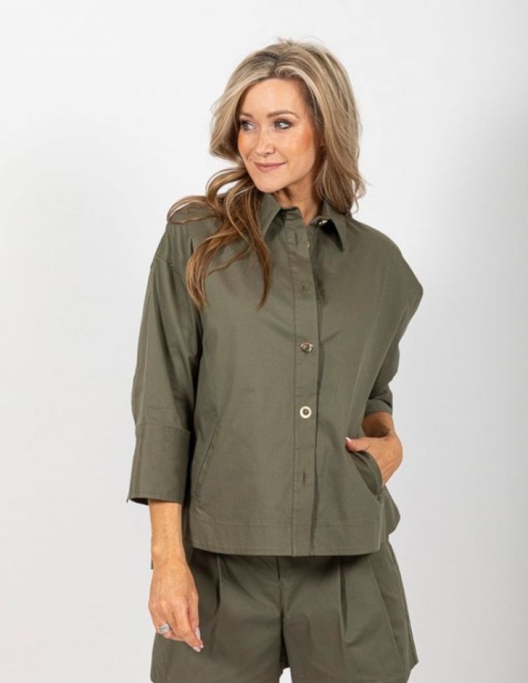 COTON GOLD BUTTONS MILITARY