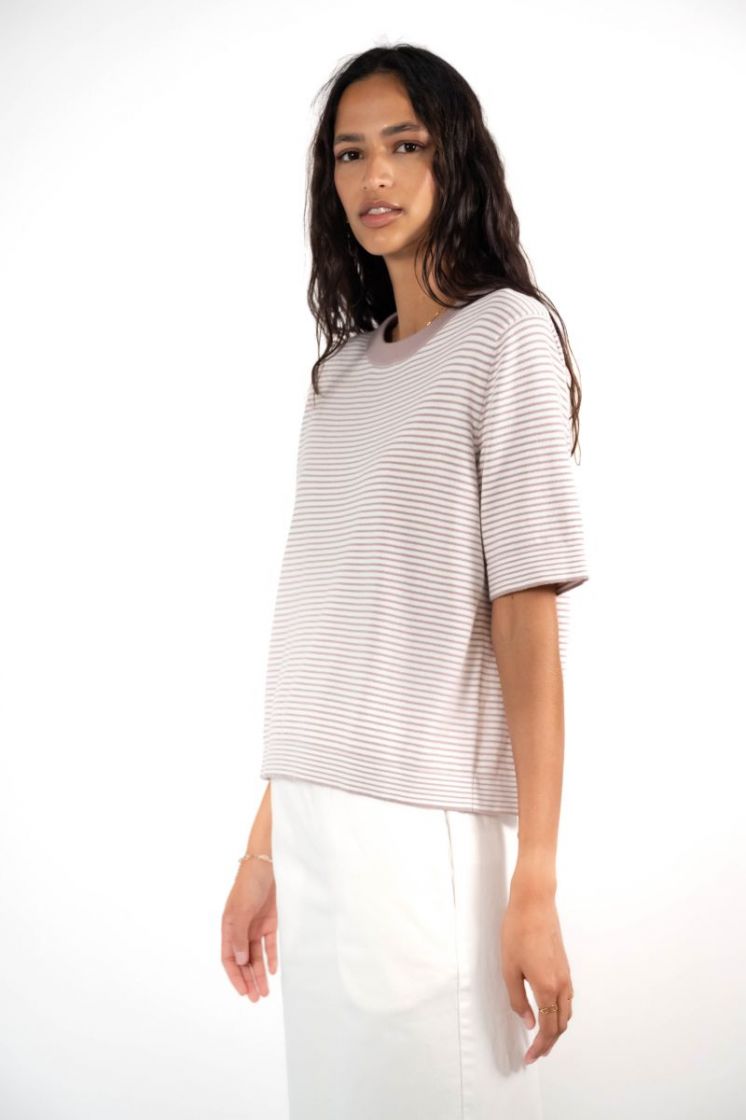 STRIPE SS 1030 ROSE TAN