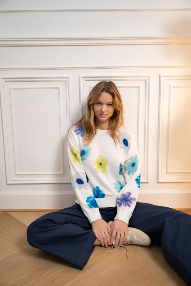 COTON FLOWER FINE 55 BLUE