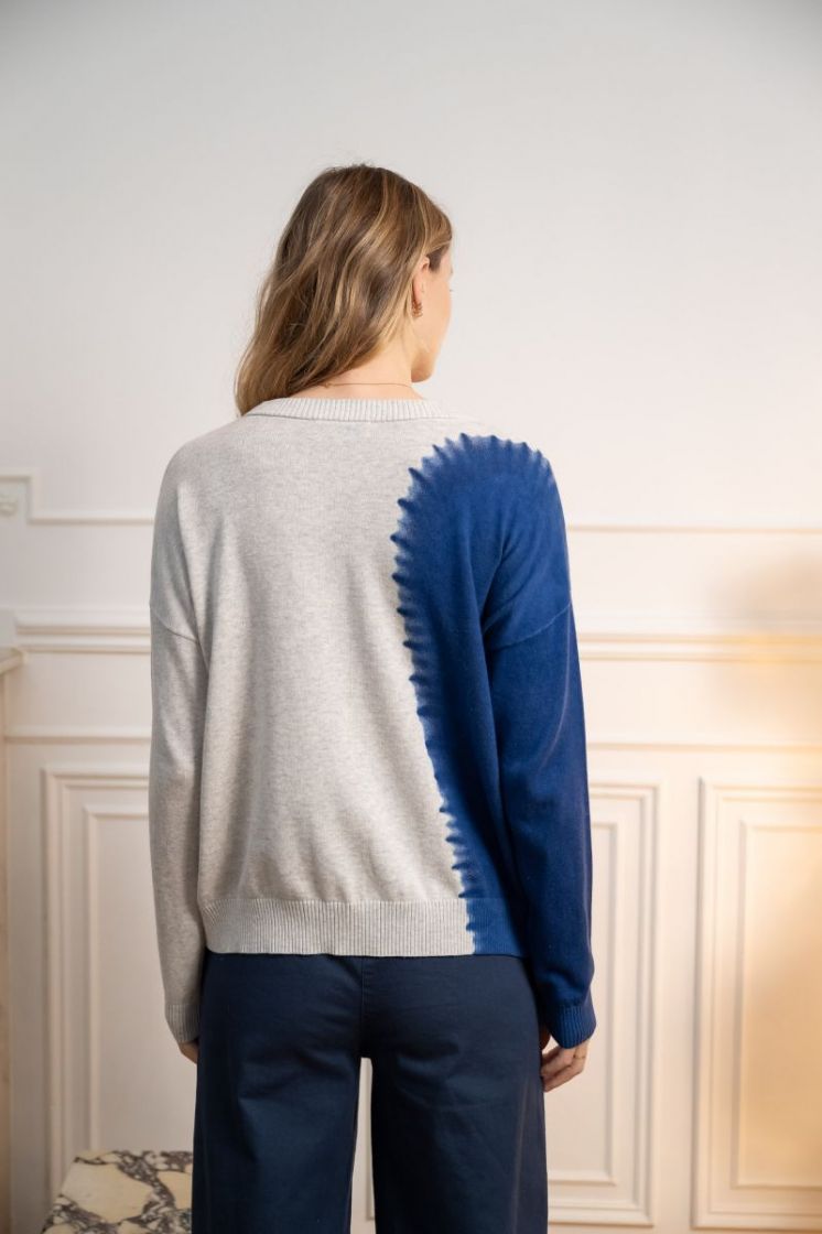 BIG HEART BICOLOR 56 INDIGO BLUE