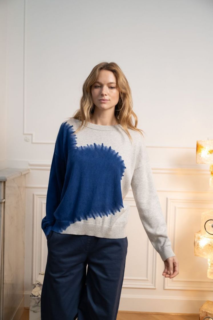 BIG HEART BICOLOR 56 INDIGO BLUE
