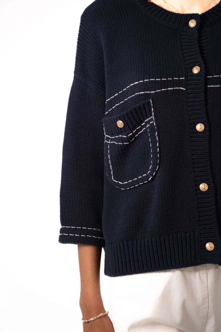 BICOLOR CHANEL 58 NAVY/OW