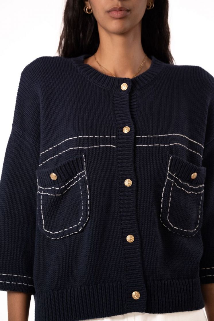 BICOLOR CHANEL 58 NAVY/OW