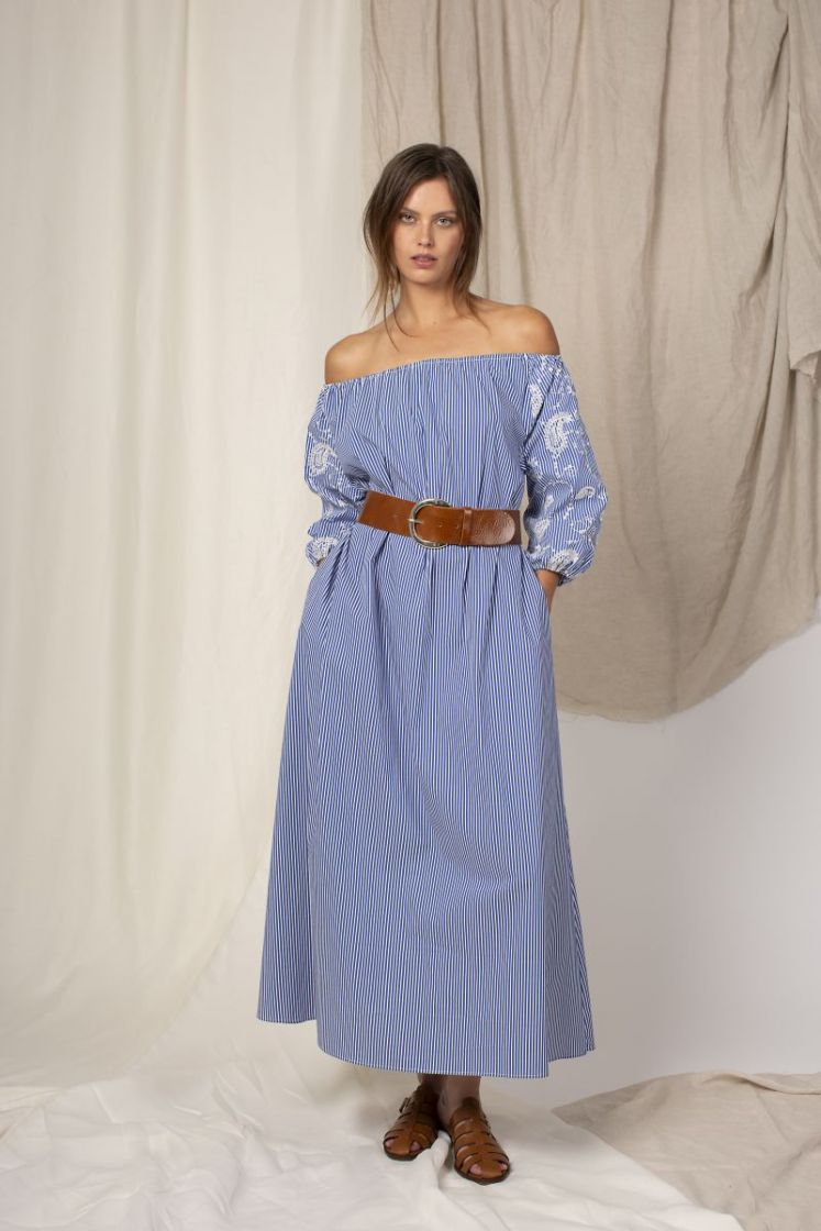 CSHXB OFF SOULDER 022 BLUE