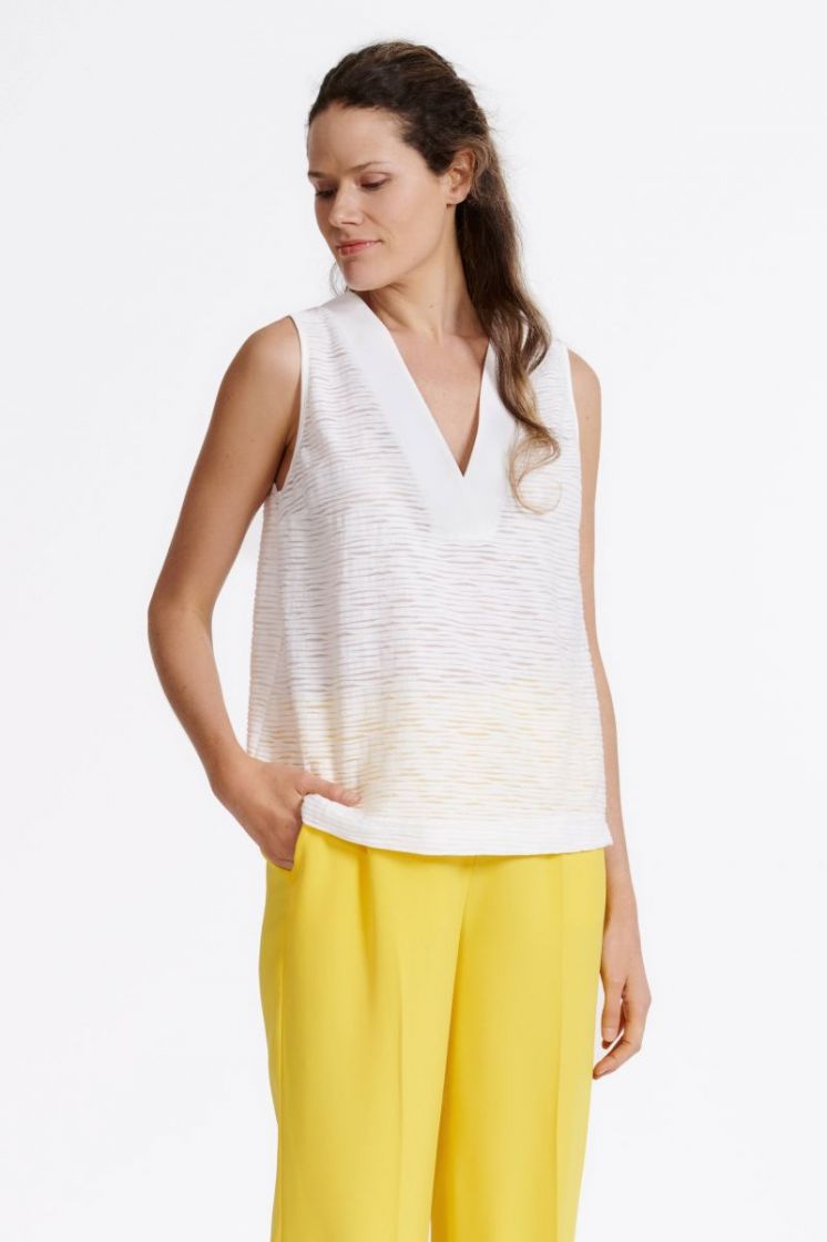 STRUCTURE KNIT 020 WHITE