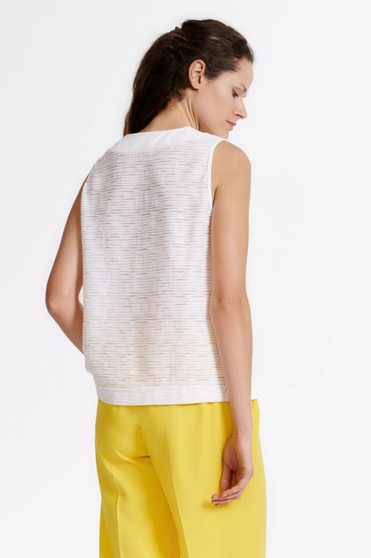 STRUCTURE KNIT 020 WHITE