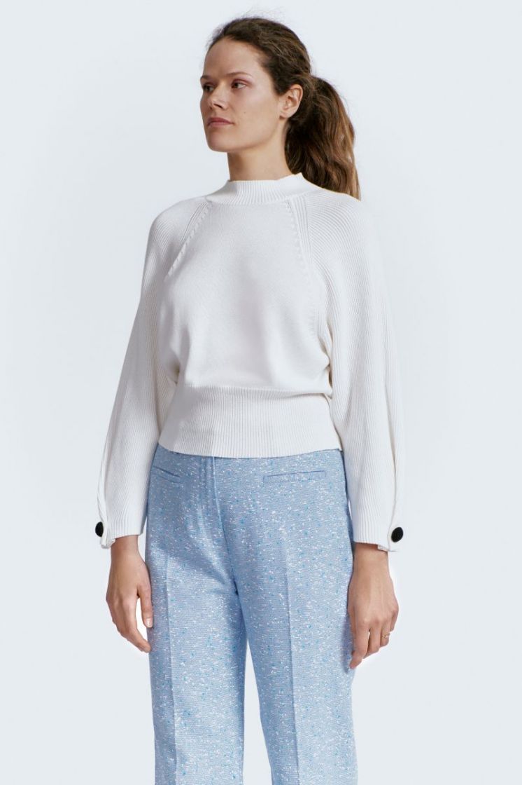 KNOOP DETAIL MOUW 020 OFFWHITE/BK
