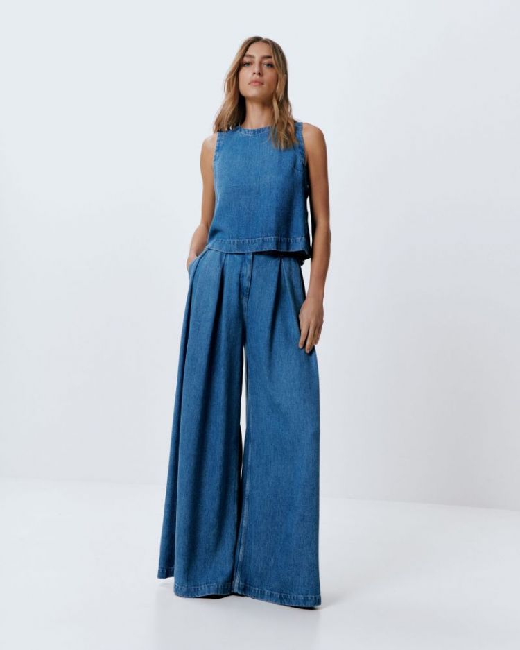 DENIM TOP 602 DENIMBLUE