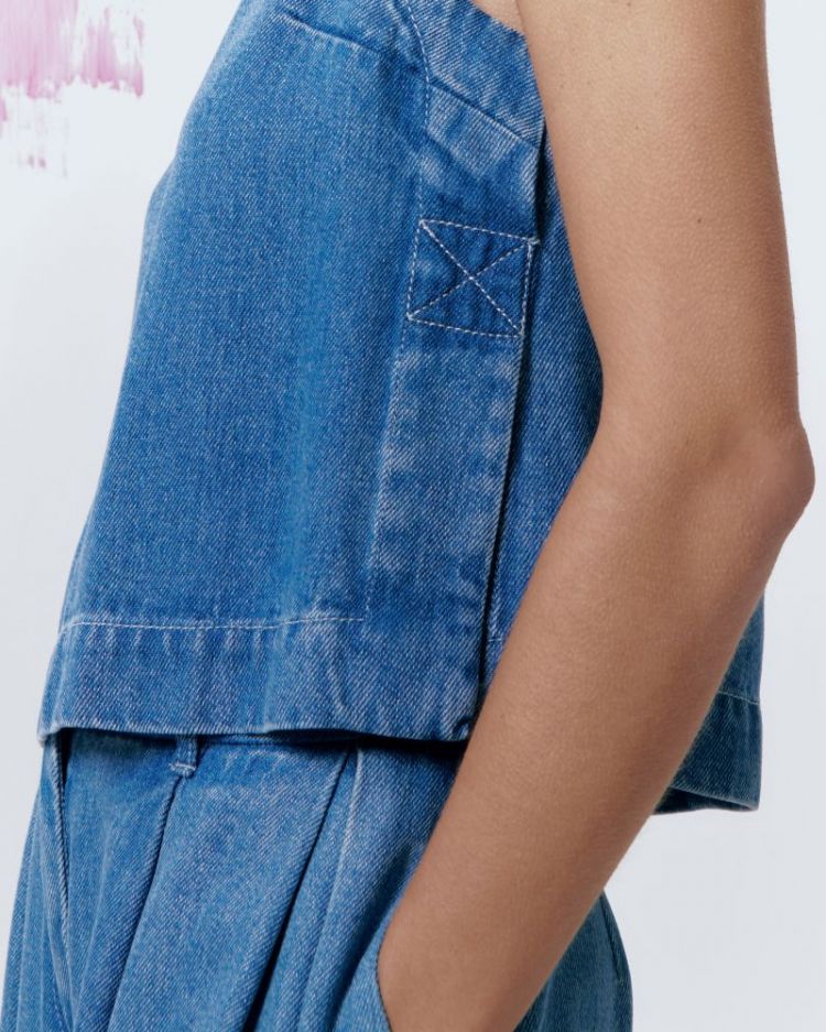 DENIM TOP 602 DENIMBLUE