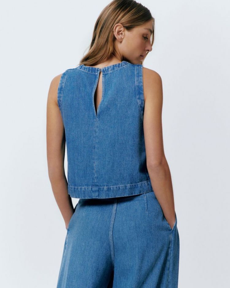 DENIM TOP 602 DENIMBLUE