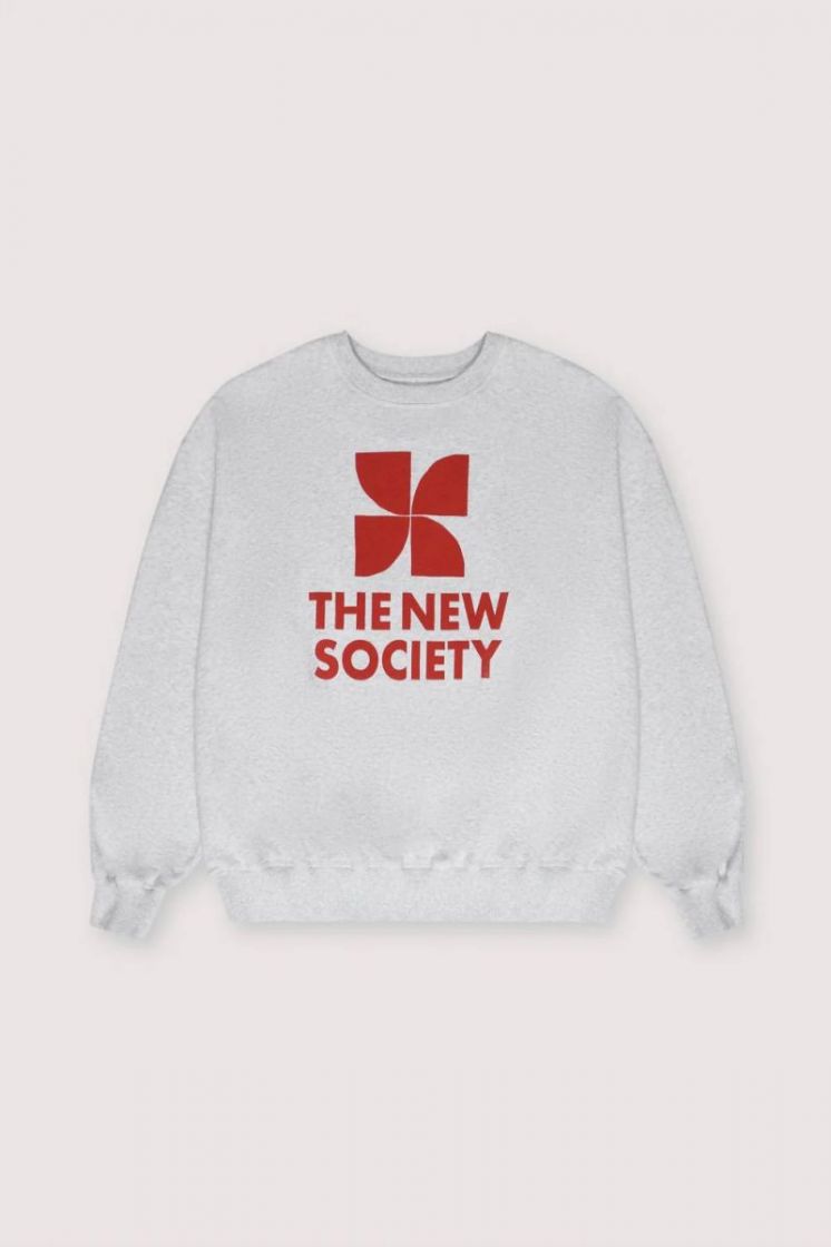 LOGO SWEATER TNS GREY MEL/BRIC